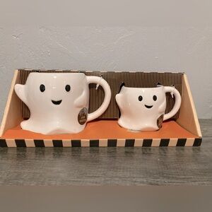 Cobwebs and Cauldrons Ghost Shaped Mug Set